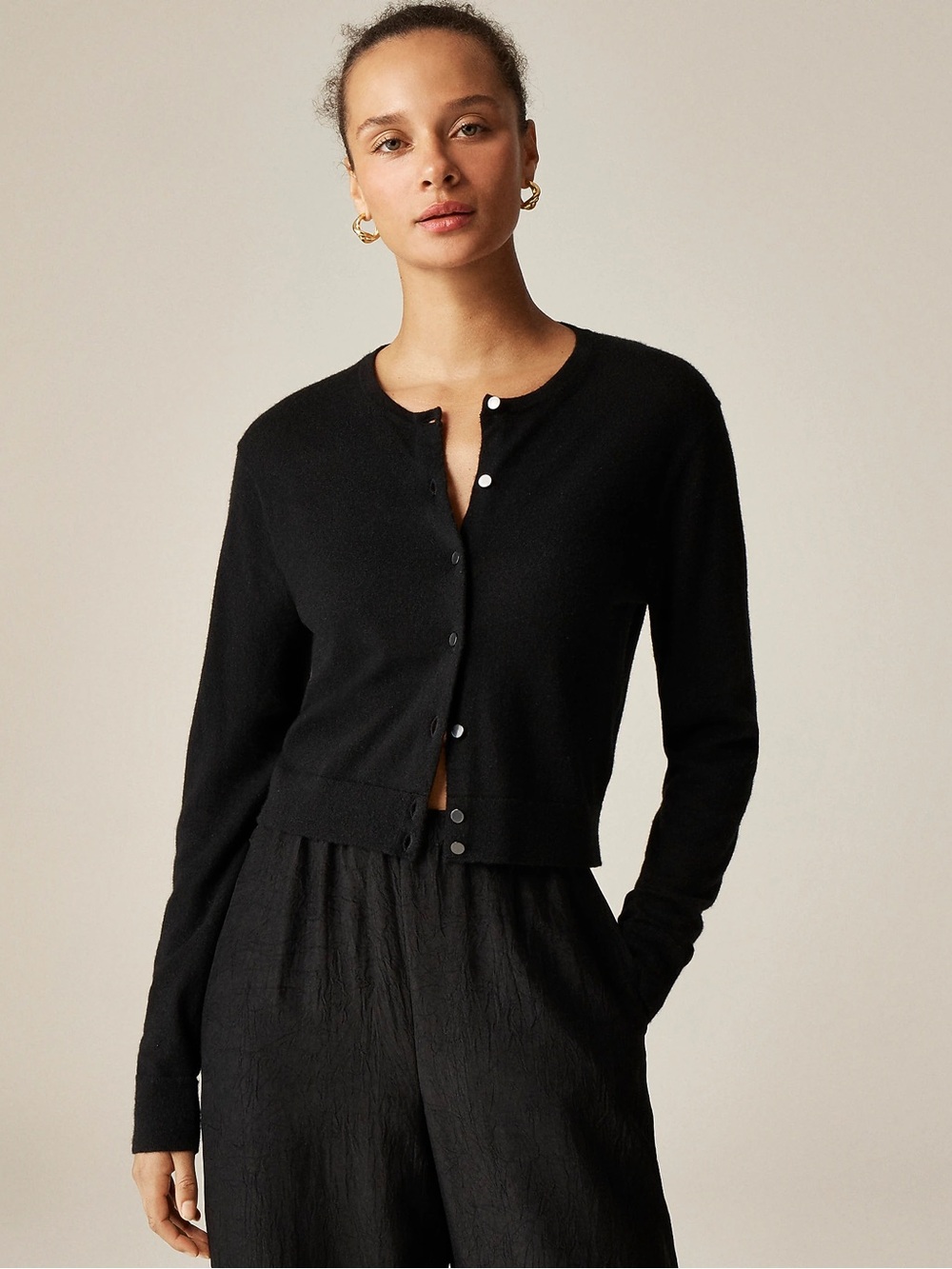 Featherweight cashmere cardigan